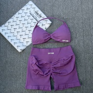 DFYNE Hot Sale Small Bra+Shorts Suit Yoga Fitness Sports Leisure Breathable Suit