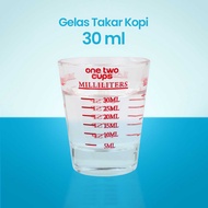 Expresso Shot Glass Coffee Measuring Cup 30ml - MD19