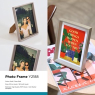 FRAMED Chic & Modern Photo Frame 5R/8R Sleek Modern Aesthetic Design | Wall & Desk Display (Y2188)
