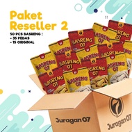 juragan 07. paket reseller basreng premium isi 50pcs ( pedes 35, ori