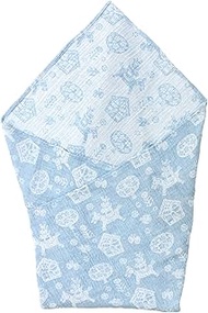 hiorie Swaddle, Double Gauze, Made in Japan, Approx. 39.4 x 39.4 inches (100 x 100 cm), kinu Baby Ti