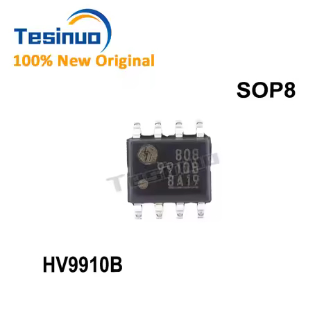 10PCS HV9910B New Original Constant Current Drive IC SOP-8 For LED Lamp Module PCB Maintenance Upgra