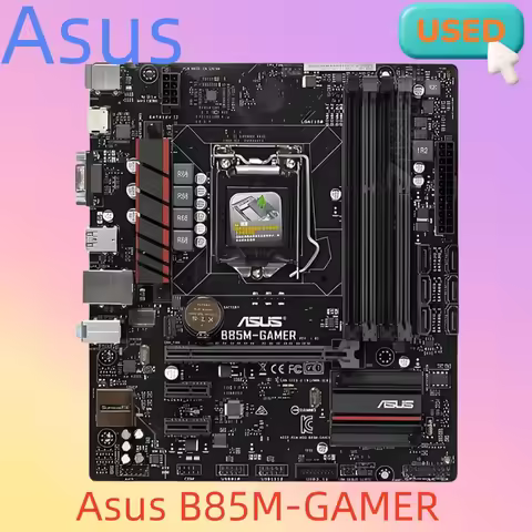 Asus B85M-GAMER Original Desktop Motherboard B85 Socket LGA 1150 i7 i5 i3 DDR3 32G SATA3 USB3.0 Micr