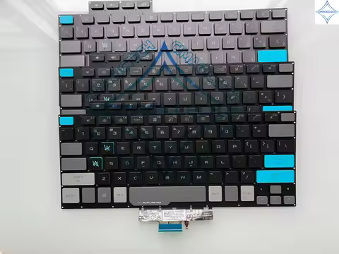New US Russian La Latin Spanish Backlit For ASUS ROG Zephyrus G14 GA401 GA401U GA401M GA401I GA401Q 