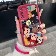 Casing hp for Samsung A17 4G A17 5G M17 5G F17 5G Case Cartoon Animal Pattern Silicone Softcase HP C