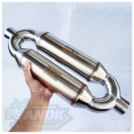 COD KNALPOT RESONATOR MOBIL HKS CABANG FULL STAINLESS SUARA BASS ADEM