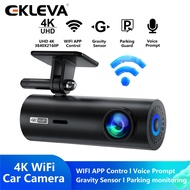 EKLEVA UHD 4K 3840*2160P Car Dash Cam DVR Video Recorder Front For Car WiFi 24h Parking Monitoring A