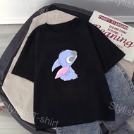 COD🚚 tshirt woman cotton Loose top Stitch 100% Cotton Unsex Adult baju tshirt cotton baju t shirt hi