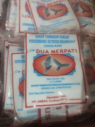 Soda kue cap dua merpati kemasan sachet 40gram