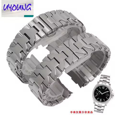24mm High quality Solid Stainless Steel Watch Band for Panerai PAM441 PAM111 Series Strap Bracelet M