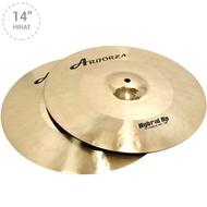 Arborea Hybrid AP แฉ / ฉาบ ไฮแฮท 14"+14" รุ่น HB-14H (ไฮแฮทกลองชุด Hihat Bronze Cymbal)