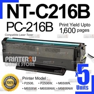 5x PC-216L NT-C216B PC216 PC 216 PC216L PC-216L NT-C216B Compatible P2506 P2506W M6506 M6506N M6506W