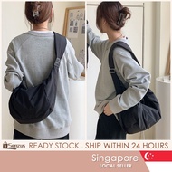 [SG SELLER] Shoulder Bag Casual Nylon Large Capacity Messenger Bag