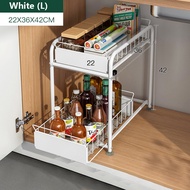 Kitchen Storage Rack Cabinet Basket Organizer Under Sink Storage Rak Kitchen Pull Out Organizer Draw