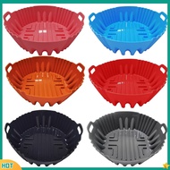 【varity】 Square baking tray round air fryer silicone baking tray foldable air fryer