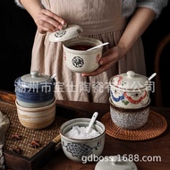 Ceramic Jar Lard Jar Salt Jar Seasoning Jar Put Cooked Oil Container Pepper Oil Jar Seasoning Jar Bl