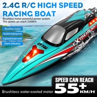 HJ816 Brushless RC Boat 2.4GHz 55KM/H Professional Remote Control High Speed Racing Boats Model Spee
