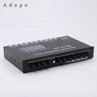 [Adepe] 7 Band Parametric Equalizer 7 Band Equalizer Car Audio, Front Rear + sub Output