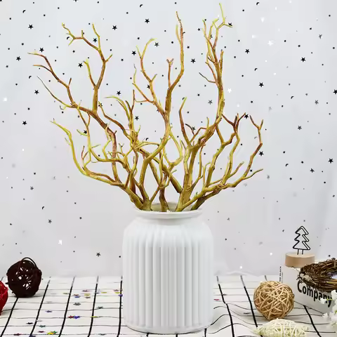 Simulation Plastic Tree Branches Fake Plant Tree Artificial Plastic Branch Home Wedding Decor DIY Tr