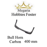 Bull Horn Bar 400mm Lightweight Carbon Aero Handle Bike Road Bike