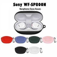 【imamura】For Sony WF-SP800N Case Creative Solid Color Soft Silicone Earphone Case Casing Cover