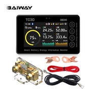 BW-TC30 Digital 12V 24V 36V 48V 60V 72V 84V Battery Monitor Acid Lead Lithium Battery Capacity Indic