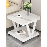 Side Table Rock Board Sofa Small Table Side Narrow Side Table Small Coffee Table Movable Table Small