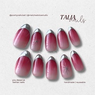 Press On Nails Talia Nails | Fake nails y2k wedding nails