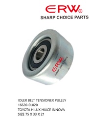 IDLER PULLEY ( IDLER BELT TENSIONER PULLEY )  Replacement part no.( 16620-0L020 )  TOYOTA HILUX HIAC