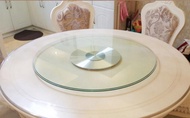 SS5209 餐桌轉盤 鋼化玻璃家用酒樓 大圓桌台面玻璃轉盤底座 $688 包送貨