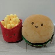 BNWT - Claw Fun: Fries, HotDog Bun and Burger (M Size)