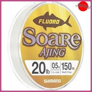 SHIMANO Fluorocarbon Line Soare Ajing 150m 1.5lb Clear Pure