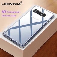 LEEWINDA For Samsung Galaxy M10S M10 M20 M21 M30S M30 M31 M40 M40S M60S M80S Note 8 9 10 20 Pro Lite Plus Phone Case,Transparent Shockproof Silicone Protection back cover