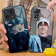 STRAY KIDS Bang Chan 01 Glass Phone Case For Xiaomi POCO X3 X4 GT NFC X5 X6 PRO 5G F3 F4 F5 M3 M4 M5