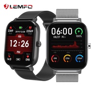สมาทวอช LEMFO DT35 Smart Watch 2020 ECG SmartWatch Men Bluetooth Call 24-Hour Heart Rate Monitor For Android GTS Phone Watch Women สมาทวอช Black silicone