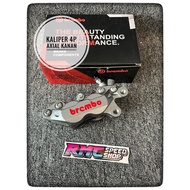 Caliper BIG Pot 4piston 4p axial right