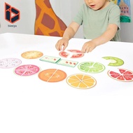 [Blesiya] Fruit Fractions for Kids Math Manipulatives Learning Activities Math Games