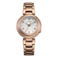 (AUTHORIZED SELLER) Citizen EM0583-84A Analog Eco-Drive Rose Gold Stainless Steel Women Watch