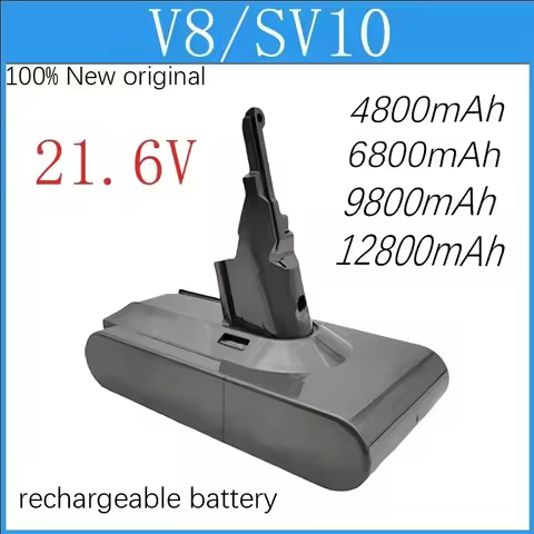 100% NEW 21.6V For Dyson V8 Absolute SV10 Li-ion Battery lpega Vacuum Cleaner Series Rechargeable Ba