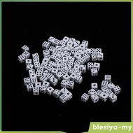 [BlesiyaMY] 100pcs 5mm Six Sided D6 Dice Dies for Table Games  RPG Gaming Gift Collection