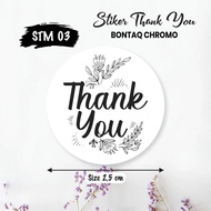 THANK YOU MINI BONTAK CHROMO STM 03 STICKER