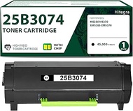 25B3074 Toner Cartridge Black Replacement for Lexmark 25B3074 Toner Compatible with Lexmark M5255 M5