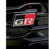 Yaris gr grill plate logo emblem gr 2022