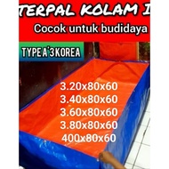 FISH POND TARP TYPE A3 SIZE 3.20X80x60