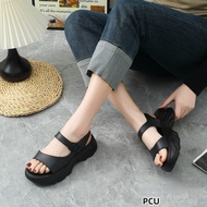 Sandal Gunung Platform Korea Jelly Import Tali Belakang Sandal selop Wanita Karet Terbaru 2024