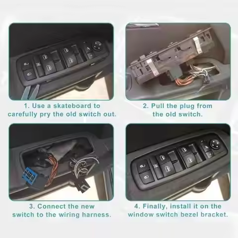 P9YC Car Electric Window Switch Power Control Panel Door Glass Lift Button for BA207 E200 E63AMG GLK