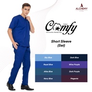 READY STOCK MEN Scrub Suit (Shirt + Pants) - ALCHEMY APPAREL