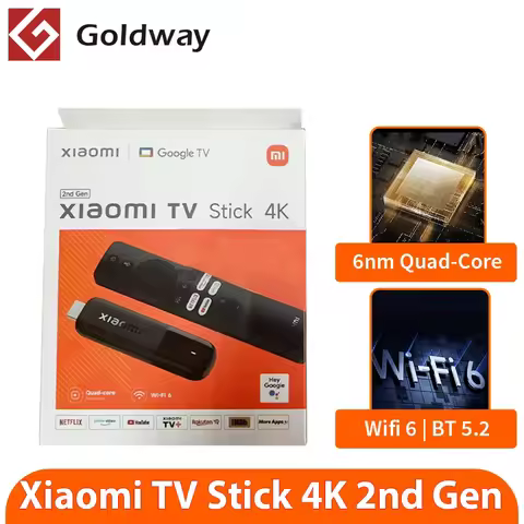 Xiaomi TV Stick 4K 2nd Gen 2025 Global Version Google TV Smart HDR 2GB RAM 8GB ROM Bluetooth 5.2 Min