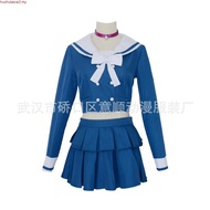 【Ready Stock】Anime DanganRonpa V3 Killing Harmo Iruma Miu Cosplay Halloween Costume Suit  Set