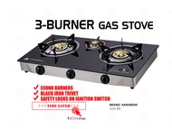 3 BURNER GAS STOVE HANABISHI GGS-300